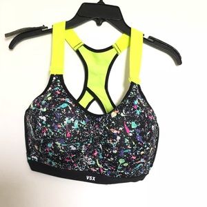 VSX SPORTS BRA MULTI-COLOR SZ 34DDD